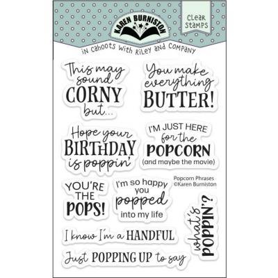 Karen Burniston Stempel - Popcorn Phrases